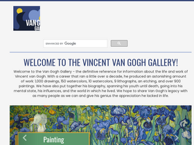 'vangoghgallery.com' screenshot