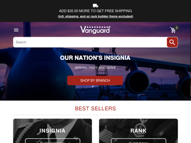'vanguardmil.com' screenshot