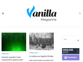 'vanillamagazine.it' screenshot