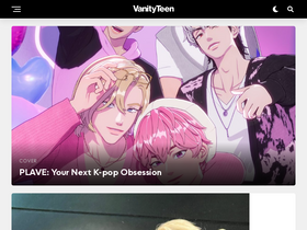 'vanityteen.com' screenshot