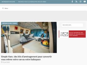 'vanlifemag.fr' screenshot