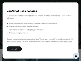 'vanmoof.com' screenshot