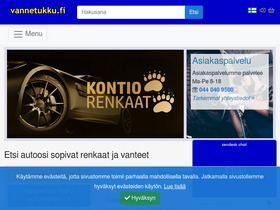 'vannetukku.fi' screenshot