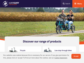 'vanraam.com' screenshot