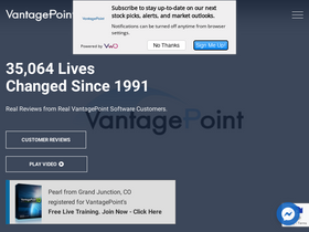 'vantagepointsoftware.com' screenshot