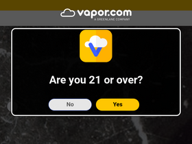 'vapor.com' screenshot