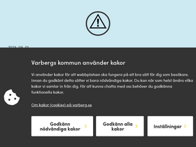 'varberg.se' screenshot