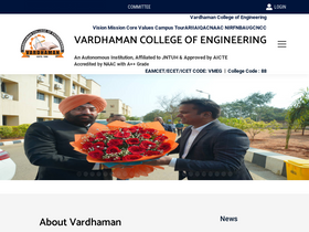 'vardhaman.org' screenshot