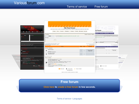 'variousforum.com' screenshot