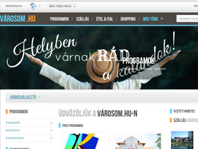 'varosom.hu' screenshot