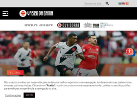 'vasco.com.br' screenshot