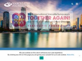 'vasculitisfoundation.org' screenshot