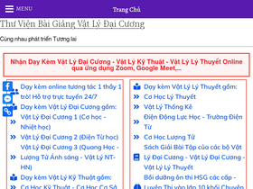 'vatlydaicuong.com' screenshot