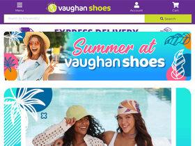 'vaughanshoes.ie' screenshot