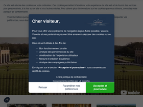 'vaux-le-vicomte.com' screenshot