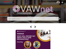 'vawnet.org' screenshot