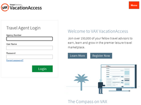 'vaxvacationaccess.com' screenshot
