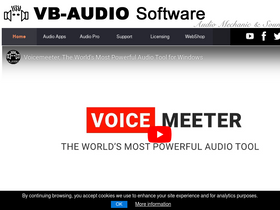 'vb-audio.com' screenshot