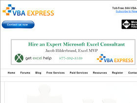 'vbaexpress.com' screenshot