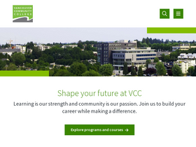 'vcc.ca' screenshot