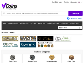 'vcoins.com' screenshot