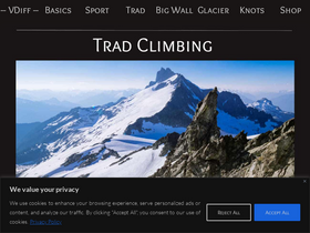 'vdiffclimbing.com' screenshot