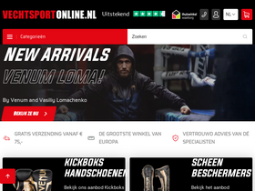 'vechtsportonline.nl' screenshot
