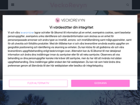 'veckorevyn.com' screenshot