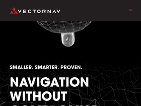 'vectornav.com' screenshot