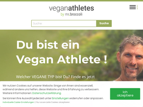 'vegan-athletes.com' screenshot