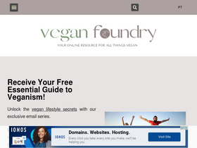 'veganfoundry.com' screenshot