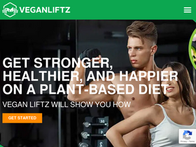 'veganliftz.com' screenshot
