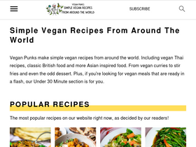 'veganpunks.com' screenshot