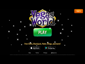 'vegasworld.com' screenshot