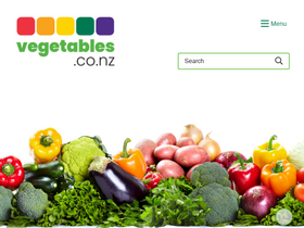 'vegetables.co.nz' screenshot