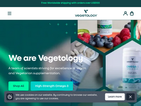 'vegetology.com' screenshot