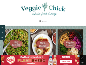 'veggiechick.com' screenshot