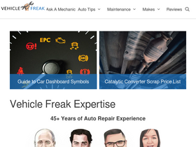 'vehiclefreak.com' screenshot