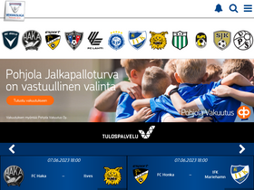 'veikkausliiga.com' screenshot