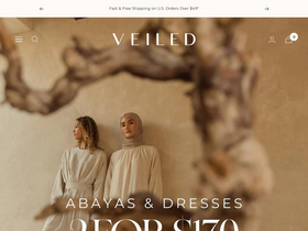 'veiled.com' screenshot