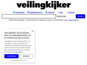 'veilingkijker.nl' screenshot