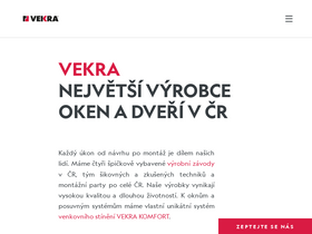 'vekra.cz' screenshot