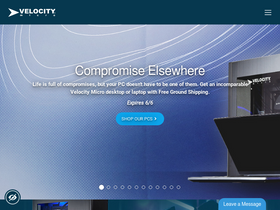 'velocitymicro.com' screenshot