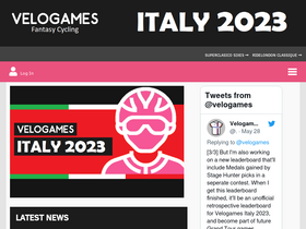 'velogames.com' screenshot