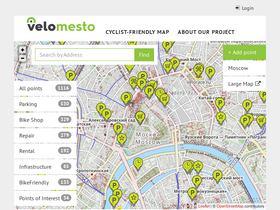 'velomesto.com' screenshot