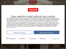'velux.nl' screenshot