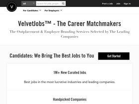 'velvetjobs.com' screenshot