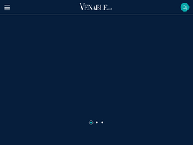 'venable.com' screenshot