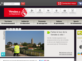 'vendee.fr' screenshot