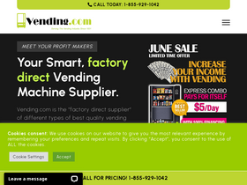 'vending.com' screenshot